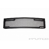 Putco Grille Insert - Black Powder Coated Aluminum Rectangular - 270525BL