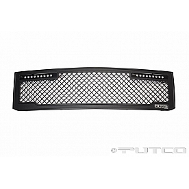 Putco Grille Insert - Black Powder Coated Aluminum Rectangular - 270525BL
