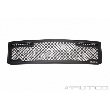 Putco Grille Insert - Black Powder Coated Aluminum Rectangular - 270525BL