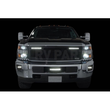 Putco Grille Insert - Black Powder Coated Aluminum Rectangular - 270525BL-1