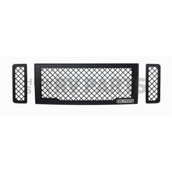 Putco Grille Insert - Black Powder Coated Aluminum Rectangular - 270530B