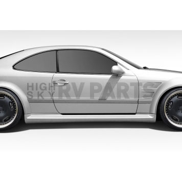 Extreme Dimensions Side Skirt - Primered Fiberglass Reinforced Plastic Black Set of 2 - 112559