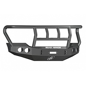 Road Armor Bumper Stealth Titan II 1-Piece Design Steel Black - 61102B