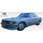 Extreme Dimensions Side Skirt - Primered Fiberglass Reinforced Plastic Black Set of 2 - 105070