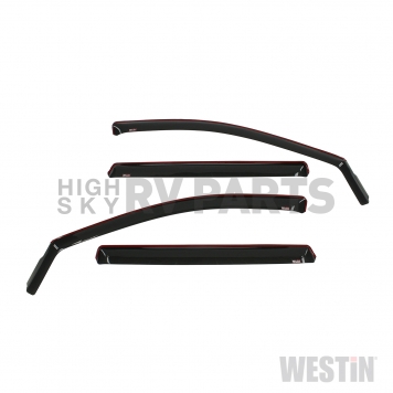 Westin Automotive Rainguard - Smoke Gloss Acrylic Set Of 4 - 7269479