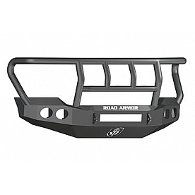 Road Armor Bumper Stealth Titan II 1-Piece Design Steel Black - 61102BNW