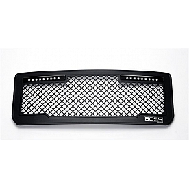 Putco Grille Insert - Black Powder Coated Aluminum Rectangular - 270535BL