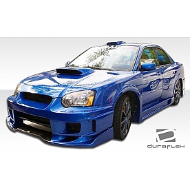 Extreme Dimensions Side Skirt - Primered Fiberglass Reinforced Plastic Black Set of 2 - 105432
