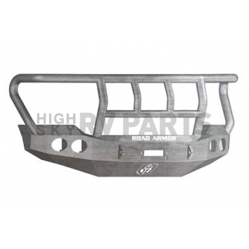 Road Armor Bumper Stealth Titan II 1-Piece Design Steel Natural - 61102Z