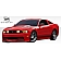 Extreme Dimensions Side Skirt - Primered Fiberglass Reinforced Plastic Black Set of 2 - 105990