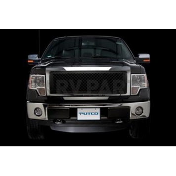 Putco Grille Insert - Black Powder Coated Aluminum Rectangular - 270540B