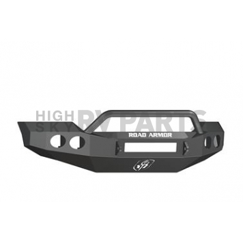 Road Armor Bumper Stealth Pre-Runner 1-Piece Design Steel Black - 61104BNW