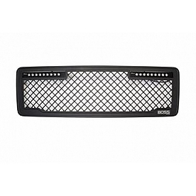 Putco Grille Insert - Black Powder Coated Aluminum Rectangular - 270541BL