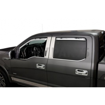 Putco Rainguard - Chrome Plated Polycarbonate Set Of 4 - 480065-2