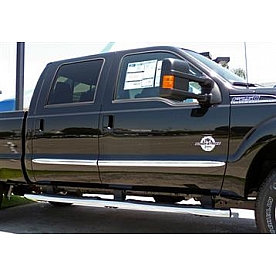 TFP (International Trim) Side Molding - Chrome Plated ABS Plastic Silver Set of 4 - 10422BRH
