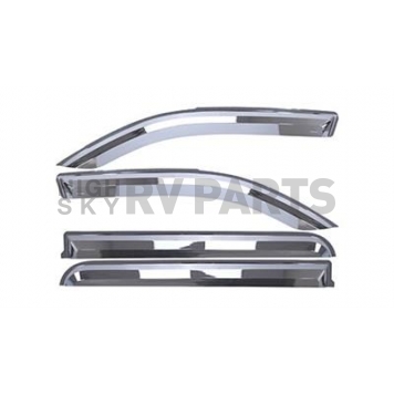 Putco Rainguard - Chrome Plated Plastic Set Of 4 - 480070