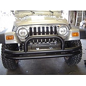 Black Mountain Bumper 1-Piece Type Steel Black - BM8420B