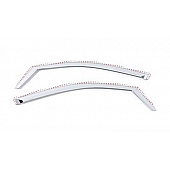 Putco Rainguard - Chrome Plated Plastic Set Of 2 - 480244