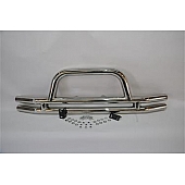 Black Mountain Bumper 1-Piece Type Stainless Steel Silver - BMASBP005S