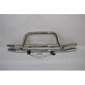 Black Mountain Bumper 1-Piece Type Stainless Steel Silver - BMASBP005S
