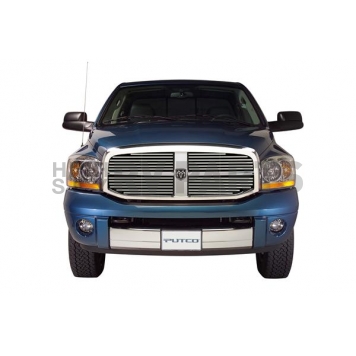 Putco Grille Insert - Polished Aluminum Rectangular - 79155-1