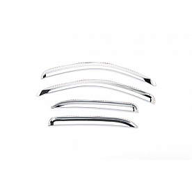 Putco Rainguard - Chrome Plated Plastic Set Of 4 - 480442