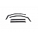 Putco Rainguard - Smoke Polycarbonate Set Of 4 - 580065