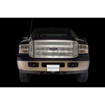 Putco Grille Insert - Polished Stainless Steel Rectangular - 82196
