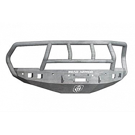 Road Armor Bumper Stealth Titan II 1-Piece Design Steel Natural - 4162F2Z
