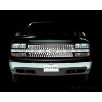 Putco Grille Insert - Polished Stainless Steel Rectangular - 84101