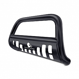 Black Horse Offroad Bull Bar Tube 2-1/2 Inch Black Semi-Gloss Powder Coated Steel - BBTOB4802S