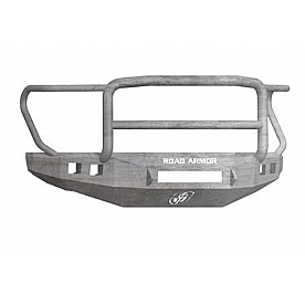 Road Armor Bumper Stealth Lonestar 1-Piece Design Steel Natural - 61745ZNW