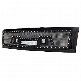 Paramount Automotive Grille - Gloss Black ABS Plastic - 480844