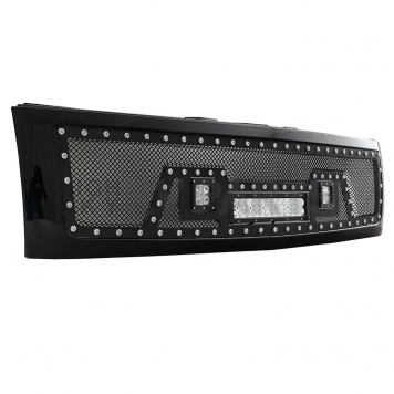 Paramount Automotive Grille - Gloss Black ABS Plastic - 480844-2