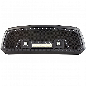 Paramount Automotive Grille - Gloss Black ABS Plastic - 480847