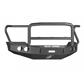 Road Armor Bumper Stealth Lonestar 1-Piece Design Steel Black - 611405B