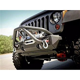 Rugged Ridge Bull Bar -  Steel Black Powder Coated - 1154025