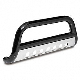 Rugged Ridge Bull Bar - 3 Inch Steel Black Powder Coated - 8200127