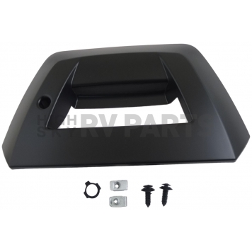 Help! By Dorman Tailgate Handle Bezel - Plastic Black - 82782