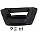 Help! By Dorman Tailgate Handle Bezel - Plastic Black - 82782