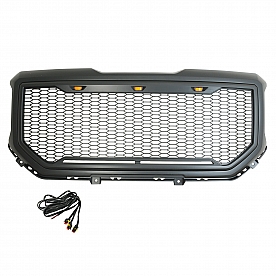 Paramount Automotive Grille - Matte Black ABS Plastic - 410194MB