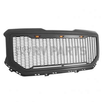 Paramount Automotive Grille - Matte Black ABS Plastic - 410194MB-1