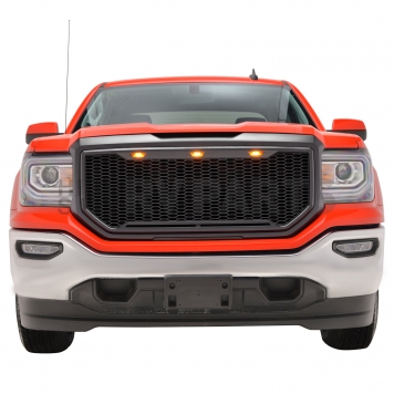 Paramount Automotive Grille - Matte Black ABS Plastic - 410194MB-2
