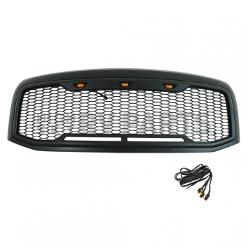 Paramount Automotive Grille - Matte Black ABS Plastic - 410195MB