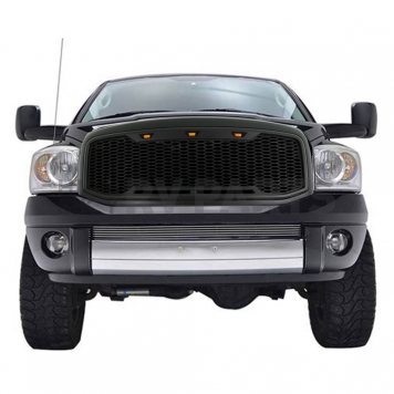 Paramount Automotive Grille - Matte Black ABS Plastic - 410195MB-2