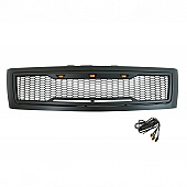 Paramount Automotive Grille - Matte Black ABS Plastic - 410196MB