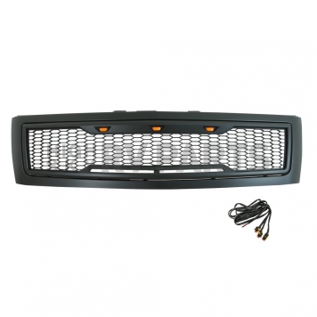 Paramount Automotive Grille - Matte Black ABS Plastic - 410196MB