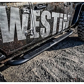 Westin Automotive Nerf Bar 4 Inch Black Powder Coated Steel - 214065