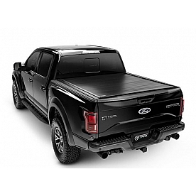 Retrax Tonneau Cover Hard Power Retractable Black Matte Powder Coated Aluminum - 90335
