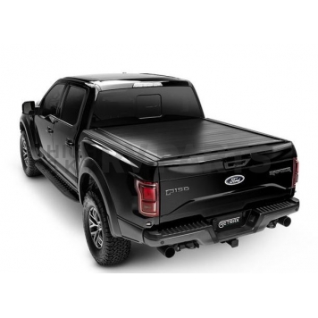Retrax Tonneau Cover Hard Power Retractable Black Matte Powder Coated Aluminum - 90335
